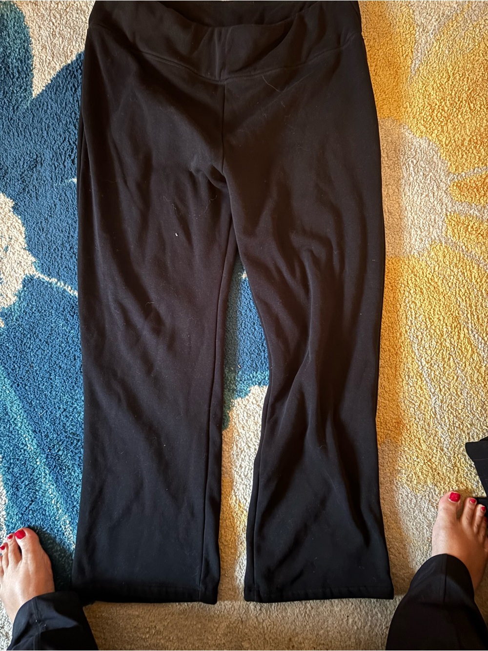 Women’s Black Pull-On Track Pants - Easy Stretch Joggers